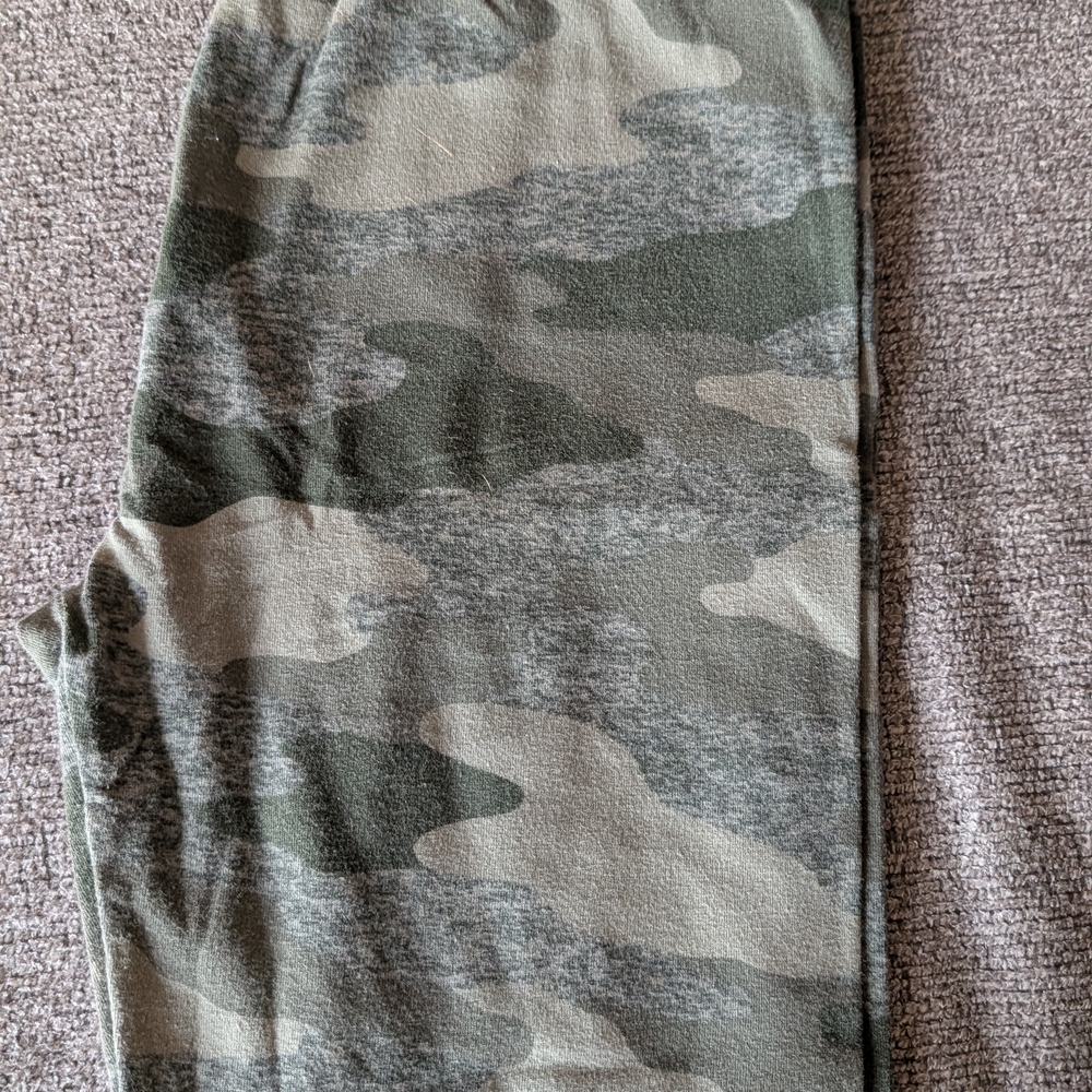 Camouflage Patterned Pants